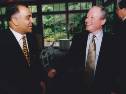 dr kazmir with former vice president chief of staff bill crystal