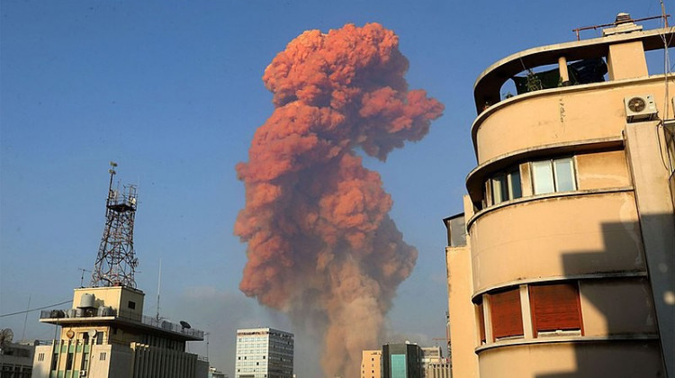Huge Explosion Rocks Beirut